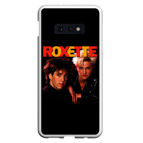 Чехол для Samsung S10E с принтом Roxette в Екатеринбурге, Силикон | Область печати: задняя сторона чехла, без боковых панелей | pop | rock | roxette | мари фредрикссон | пер гессле | поп | поп рок. евро поп | рок | роксет | роксэт