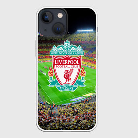 Чехол для iPhone 13 mini с принтом FC Liverpool в Екатеринбурге,  |  | england | liverpool fc | англия | ливерпуль