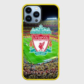 Чехол для iPhone 13 Pro Max с принтом FC Liverpool в Екатеринбурге,  |  | Тематика изображения на принте: england | liverpool fc | англия | ливерпуль