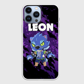 Чехол для iPhone 13 Pro Max с принтом BRAWL STARS ОБОРОТЕНЬ LEON. в Екатеринбурге,  |  | Тематика изображения на принте: brawl stars | leon | moba | pattern | бравл старс | жанр | игра | леон | летучие мыши | мыши | оборотень leon | паттерн