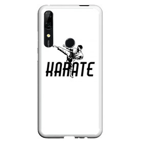 Чехол для Honor P Smart Z с принтом KARATE в Екатеринбурге, Силикон | Область печати: задняя сторона чехла, без боковых панелей | Тематика изображения на принте: sport | единоборство | каратэ | кимоно | лого | спорт | удар | человек