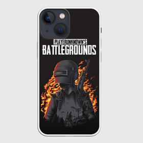 Чехол для iPhone 13 mini с принтом PUBG снаряжение в Екатеринбурге,  |  | playground unknownbattleground