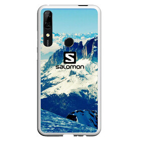 Чехол для Honor P Smart Z с принтом SALOMON в Екатеринбурге, Силикон | Область печати: задняя сторона чехла, без боковых панелей | salomon | горы | снег | спорт