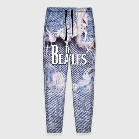 Мужские брюки 3D с принтом The Beatles в Екатеринбурге, 100% полиэстер | манжеты по низу, эластичный пояс регулируется шнурком, по бокам два кармана без застежек, внутренняя часть кармана из мелкой сетки | england | group | jeans | legend | liverpool | music | rock | the beatles | англия | битлз | группа | джинса | легенда | ливерпуль | музыка | рок