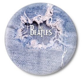 Значок с принтом The Beatles в Екатеринбурге,  металл | круглая форма, металлическая застежка в виде булавки | england | group | jeans | legend | liverpool | music | rock | the beatles | англия | битлз | группа | джинса | легенда | ливерпуль | музыка | рок