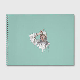 Альбом для рисования с принтом Billie Eilish Mint Art в Екатеринбурге, 100% бумага
 | матовая бумага, плотность 200 мг. | bad | bad guy | billi | billie | billie eilish | eilish | good girl | music | swag | айлиш | беляш | били | били айлиш | билли | билли айлиш | билли эйлиш | биляш | музка | певица | эйлиш