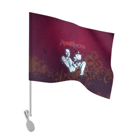 Флаг для автомобиля с принтом Агата Кристи в Екатеринбурге, 100% полиэстер | Размер: 30*21 см | rock | агата | кристи | музыка | рок | самойлов