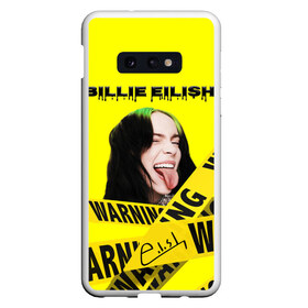 Чехол для Samsung S10E с принтом Billie Eilish + автограф в Екатеринбурге, Силикон | Область печати: задняя сторона чехла, без боковых панелей | Тематика изображения на принте: billie | eilish | айлиш | айлишь | беляш | билли