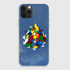 Чехол для iPhone 12 Pro Max с принтом Кубик Рубика в Екатеринбурге, Силикон |  | Тематика изображения на принте: mathematica | кубик | магия. формулы | математика | наука | рубика | соберись | технарь
