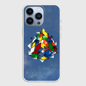 Чехол для iPhone 13 Pro с принтом Кубик Рубика в Екатеринбурге,  |  | mathematica | кубик | магия. формулы | математика | наука | рубика | соберись | технарь