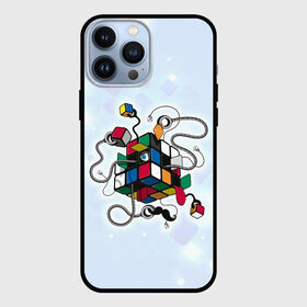 Чехол для iPhone 13 Pro Max с принтом Кубик Рубика в Екатеринбурге,  |  | mathematica | кубик | магия. формулы | математика | наука | рубика | соберись | технарь