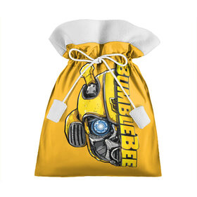 Подарочный 3D мешок с принтом Transformers Bumblebee в Екатеринбурге, 100% полиэстер | Размер: 29*39 см | Тематика изображения на принте: bumblebee | transformers | автоботы | бамблби | мегатрон | оптимус прайм | роботы | трансформеры