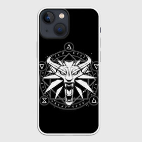 Чехол для iPhone 13 mini с принтом The Witcher в Екатеринбурге,  |  | andrzej | cavill | ciri | cirilla | geralt | henry | netflix | rivia | sapkowski | witcher | yennefer | анджей | ведьмак | генри | геральт | йеннифэр | кавилл | ривия | сапковский | цири | цирилла