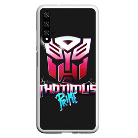 Чехол для Honor 20 с принтом Трансформеры Thotimus Prime в Екатеринбурге, Силикон | Область печати: задняя сторона чехла, без боковых панелей | bumblebee | transformers | автоботы | бамблби | мегатрон | оптимус прайм | роботы | трансформеры