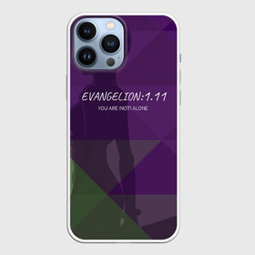 Чехол для iPhone 13 Pro Max с принтом Evangelion: 1.11 в Екатеринбурге,  |  | eva | evangelion | rei | you are not alone | девушка | ева | евангелион | рей | ты не один | тян