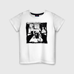 Детская футболка хлопок с принтом Iron Maiden Live after Death в Екатеринбурге, 100% хлопок | круглый вырез горловины, полуприлегающий силуэт, длина до линии бедер | eddie | heavy metal | iron maiden | live after death | metal | rock | метал | рок | тяжёлый метал | эдди
