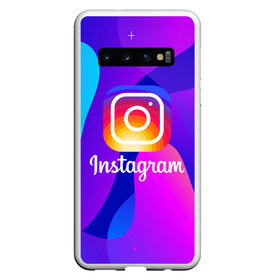 Чехол для Samsung Galaxy S10 с принтом Instagram Exclusive в Екатеринбурге, Силикон | Область печати: задняя сторона чехла, без боковых панелей | Тематика изображения на принте: insta | instagram | instagramm | social | видео | инста | инстаграм | инстаграмм | приложение | социальная сеть | фото