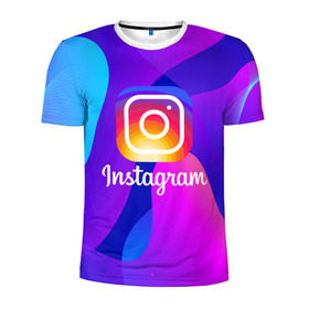 Мужская футболка 3D спортивная с принтом Instagram Exclusive в Екатеринбурге, 100% полиэстер с улучшенными характеристиками | приталенный силуэт, круглая горловина, широкие плечи, сужается к линии бедра | insta | instagram | instagramm | social | видео | инста | инстаграм | инстаграмм | приложение | социальная сеть | фото