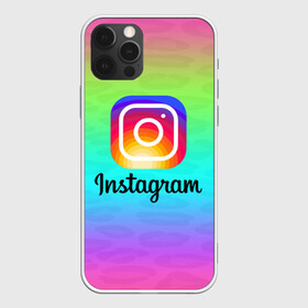 Чехол для iPhone 12 Pro с принтом INSTAGRAM 2020 в Екатеринбурге, силикон | область печати: задняя сторона чехла, без боковых панелей | insta | instagram | instagramm | social | видео | инста | инстаграм | инстаграмм | приложение | социальная сеть | фото