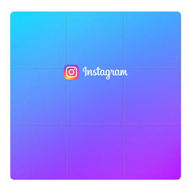 Магнитный плакат 3Х3 с принтом INSTAGRAM GRADIENT в Екатеринбурге, Полимерный материал с магнитным слоем | 9 деталей размером 9*9 см | insta | instagram | instagramm | social | видео | инста | инстаграм | инстаграмм | приложение | социальная сеть | фото