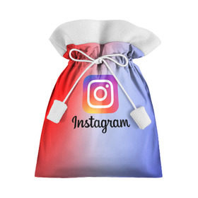 Подарочный 3D мешок с принтом INSTAGRAM в Екатеринбурге, 100% полиэстер | Размер: 29*39 см | insta | instagram | instagramm | social | видео | инста | инстаграм | инстаграмм | приложение | социальная сеть | фото