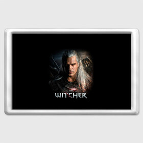 Магнит 45*70 с принтом THE WITCHER в Екатеринбурге, Пластик | Размер: 78*52 мм; Размер печати: 70*45 | geralt | netflix | the witcher | witcher | ведьмак | геральт | йенифер | нетфликс | сериал ведьмак | трисс | цири