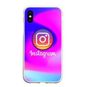 Чехол для iPhone XS Max матовый с принтом INSTAGRAM в Екатеринбурге, Силикон | Область печати: задняя сторона чехла, без боковых панелей | Тематика изображения на принте: insta | instagram | instagramm | social | видео | инста | инстаграм | инстаграмм | приложение | социальная сеть | фото