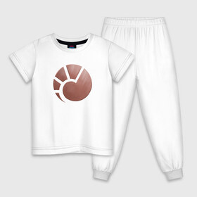 Детская пижама хлопок с принтом MINMATAR в Екатеринбурге, 100% хлопок |  брюки и футболка прямого кроя, без карманов, на брюках мягкая резинка на поясе и по низу штанин
 | eve | eve online | minmatar | игры | минматар | эмблема