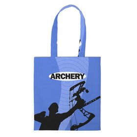 Шоппер 3D с принтом Archery в Екатеринбурге, 100% полиэстер | Плотность: 200 г/м2; Размер: 34×35 см; Высота лямок: 30 см | archer | archery | bow | bow hunter | bowhunter | лук | лучник | стрельба из лука
