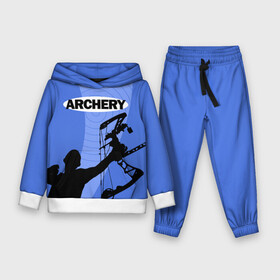 Детский костюм 3D (с толстовкой) с принтом Archery в Екатеринбурге,  |  | archer | archery | bow | bow hunter | bowhunter | лук | лучник | стрельба из лука