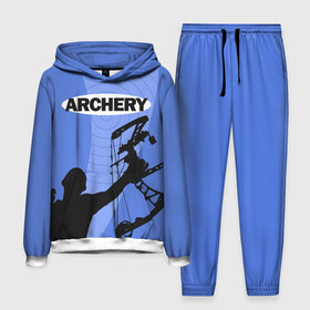 Мужской костюм 3D (с толстовкой) с принтом Archery в Екатеринбурге,  |  | archer | archery | bow | bow hunter | bowhunter | лук | лучник | стрельба из лука