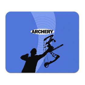 Коврик для мышки прямоугольный с принтом Archery в Екатеринбурге, натуральный каучук | размер 230 х 185 мм; запечатка лицевой стороны | Тематика изображения на принте: archer | archery | bow | bow hunter | bowhunter | лук | лучник | стрельба из лука