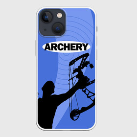 Чехол для iPhone 13 mini с принтом Archery в Екатеринбурге,  |  | archer | archery | bow | bow hunter | bowhunter | лук | лучник | стрельба из лука