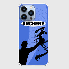 Чехол для iPhone 13 Pro с принтом Archery в Екатеринбурге,  |  | Тематика изображения на принте: archer | archery | bow | bow hunter | bowhunter | лук | лучник | стрельба из лука