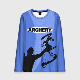 Мужской лонгслив 3D с принтом Archery в Екатеринбурге, 100% полиэстер | длинные рукава, круглый вырез горловины, полуприлегающий силуэт | archer | archery | bow | bow hunter | bowhunter | лук | лучник | стрельба из лука