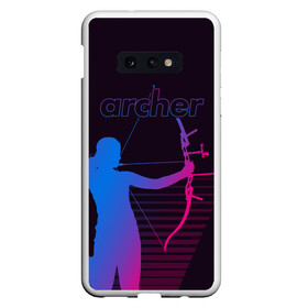 Чехол для Samsung S10E с принтом Archer в Екатеринбурге, Силикон | Область печати: задняя сторона чехла, без боковых панелей | archer | archery | bow | bow hunter | bowhunter | лук | лучник | стрельба из лука