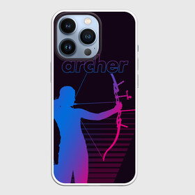 Чехол для iPhone 13 Pro с принтом Archer в Екатеринбурге,  |  | archer | archery | bow | bow hunter | bowhunter | лук | лучник | стрельба из лука