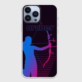 Чехол для iPhone 13 Pro Max с принтом Archer в Екатеринбурге,  |  | Тематика изображения на принте: archer | archery | bow | bow hunter | bowhunter | лук | лучник | стрельба из лука