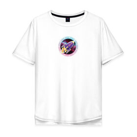 Мужская футболка хлопок Oversize с принтом SPACE ROCKET в Екатеринбурге, 100% хлопок | свободный крой, круглый ворот, “спинка” длиннее передней части | rocket | space | вселенная | космос | ракета | рисунок