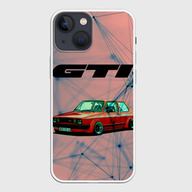 Чехол для iPhone 13 mini с принтом Volkswagen в Екатеринбурге,  |  | gti | volkswagen | авто | автомобиль | гольф | машина