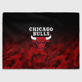 Плед 3D с принтом CHICAGO BULLS | ЧИКАГО БУЛЛС в Екатеринбурге, 100% полиэстер | закругленные углы, все края обработаны. Ткань не мнется и не растягивается | bulls | chicago | chicago bulls | nba | red bulls | usa | америка | быки | нба | сша | чикаго буллс