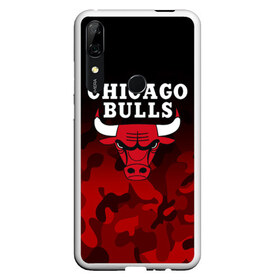 Чехол для Honor P Smart Z с принтом CHICAGO BULLS в Екатеринбурге, Силикон | Область печати: задняя сторона чехла, без боковых панелей | bulls | chicago | chicago bulls | nba | red bulls | usa | америка | быки | нба | сша | чикаго буллс