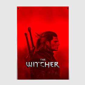 Постер с принтом THE WITCHER в Екатеринбурге, 100% бумага
 | бумага, плотность 150 мг. Матовая, но за счет высокого коэффициента гладкости имеет небольшой блеск и дает на свету блики, но в отличии от глянцевой бумаги не покрыта лаком | geralt | netflix | the witcher | witcher | ведьмак | геральт | йенифер | нетфликс | сериал ведьмак | трисс | цири