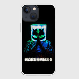 Чехол для iPhone 13 mini с принтом Marshmello в Екатеринбурге,  |  | marshmello | диджей | клуб | клубная музыка | маршмеллоу | маршмэлло | маршмэллоу | музыка | электронная
