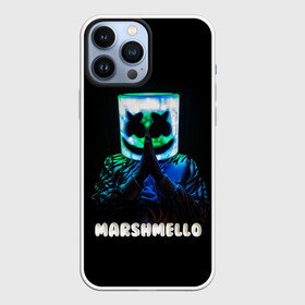 Чехол для iPhone 13 Pro Max с принтом Marshmello в Екатеринбурге,  |  | marshmello | диджей | клуб | клубная музыка | маршмеллоу | маршмэлло | маршмэллоу | музыка | электронная