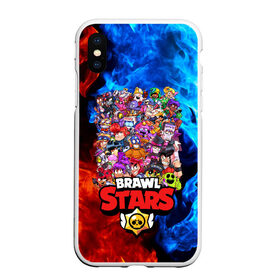 Чехол для iPhone XS Max матовый с принтом BRAWL STARS ВСЕ ПЕРСОНАЖИ в Екатеринбурге, Силикон | Область печати: задняя сторона чехла, без боковых панелей | brawl stars | brawl stars все персонажи | crow | leon | leon shark | sally leon | shark | stars | акула | берли | ворон | все персонажи | леон | леон акула | спайк | эль примо