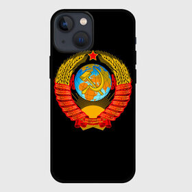 Чехол для iPhone 13 mini с принтом СССР в Екатеринбурге,  |  | russia | star | звезда | земля | коммунизм | молот | патриот | патриотизм | планета | россия | серп | солнце | союз | ссср