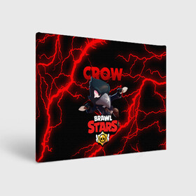 Холст прямоугольный с принтом  BRAWL STARS CROW | БРАВЛ СТАРС ЛЕОН в Екатеринбурге, 100% ПВХ |  | brawl stars | crow | leon | leon shark | sally leon | shark | stars | акула | берли | ворон | леон | леон акула | спайк | эль примо