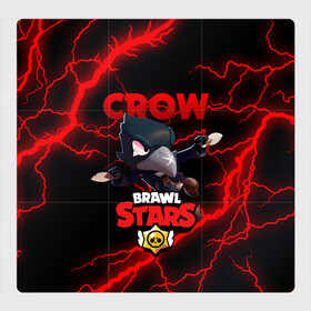 Магнитный плакат 3Х3 с принтом  BRAWL STARS CROW | БРАВЛ СТАРС ЛЕОН в Екатеринбурге, Полимерный материал с магнитным слоем | 9 деталей размером 9*9 см | brawl stars | crow | leon | leon shark | sally leon | shark | stars | акула | берли | ворон | леон | леон акула | спайк | эль примо