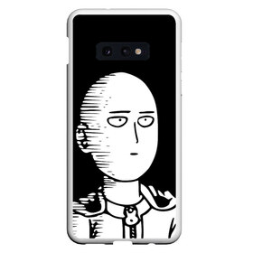 Чехол для Samsung S10E с принтом ONE-PUNCH MAN в Екатеринбурге, Силикон | Область печати: задняя сторона чехла, без боковых панелей | one punch man | onepunchman | oppai | saitama | ван панч мен | ванпанчмен | макото миядзаки | сайтама | человек один удар